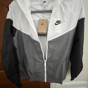 Nike White Mesh Top